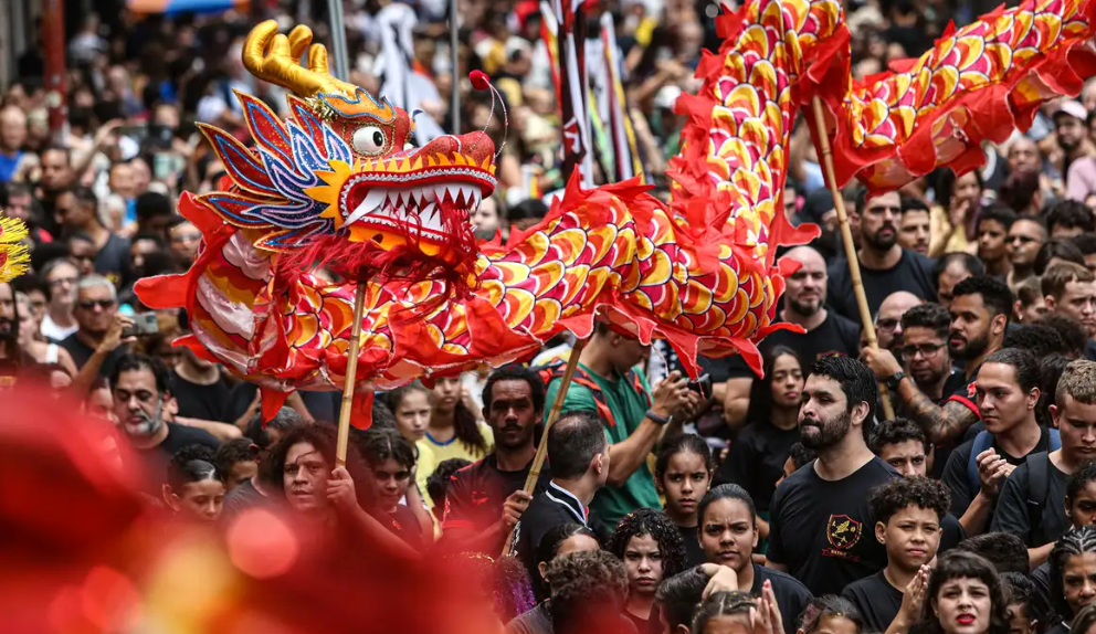 Celebração do Ano Novo Chinês em SP
