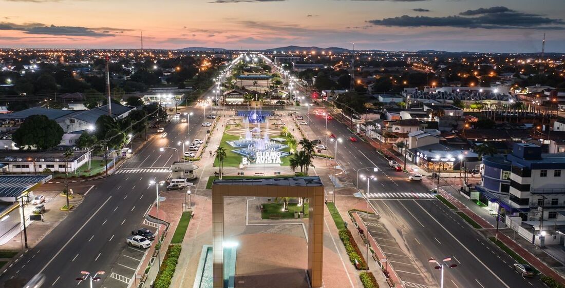 Na foto, Boa Vista, capital de Roraima