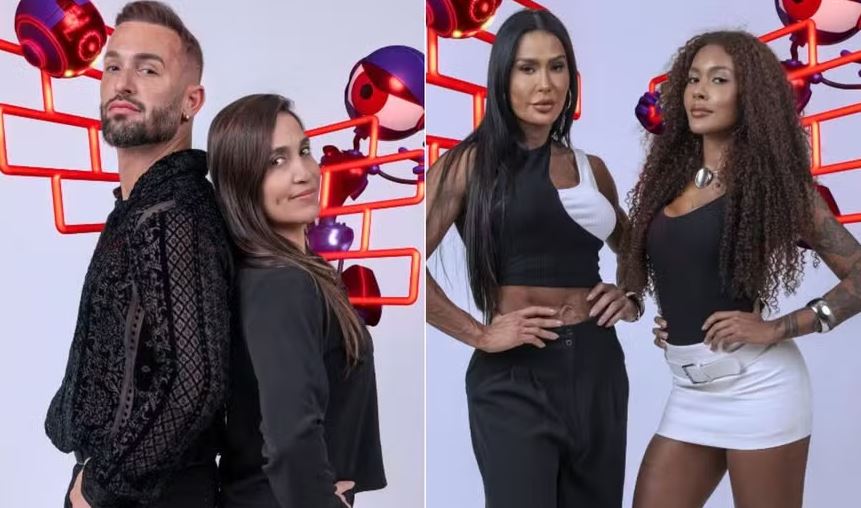 Daniele Hypolito, Diego Hypolito, Gracyanne Barbosa e Giovanna disputam o paredão