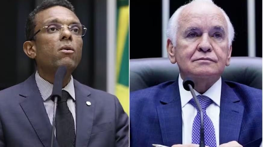 Os deputados federais Otoni de Paula e Gilberto Nascimento 