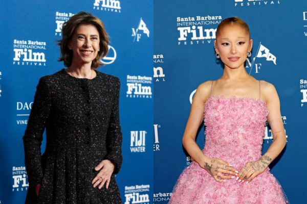 As atrizes Fernanda Torres e Ariana Grande no Festival Internacional de Cinema de Santa Barbara, nos Estados Unidos 
