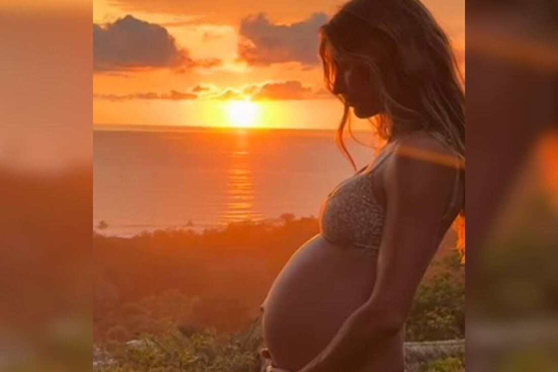 Gisele Bündchen deu à luz seu terceiro filho, o primeiro com o namorado Joaquim Valente