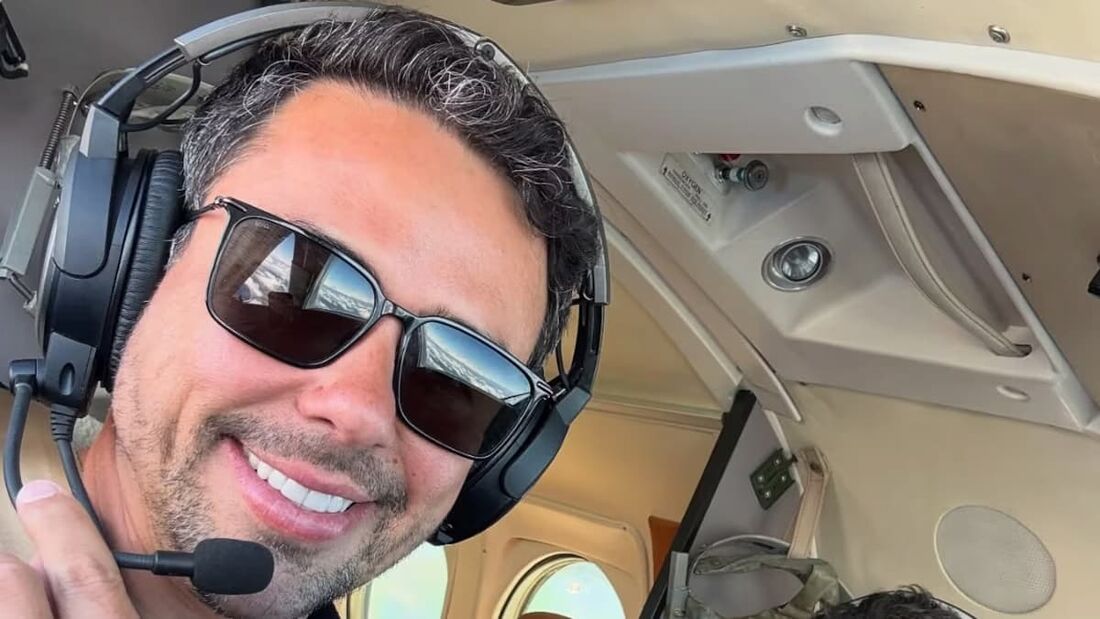 O advogado Márcio Louzada Carpena, morto no acidente com seu avião, o King Air F90, que caiu na manhã desta sexta-feira, 7, na Barra Funda, em São Paulo.