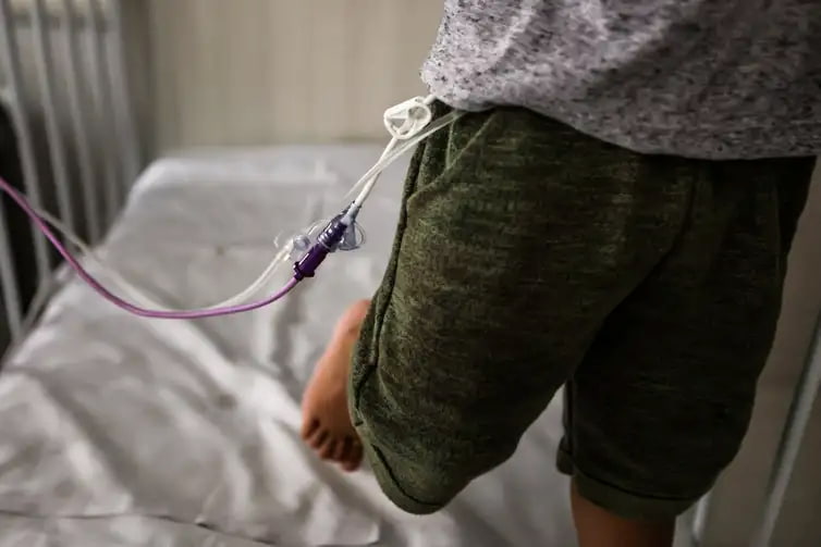Criança hospitalizada
