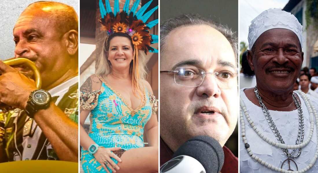 Maestro Carlos, Roberta Pessoa, Gilberto Sobral e Tatá Raminho de Oxóssi: os homenageados do Carnaval 2025 em Olinda