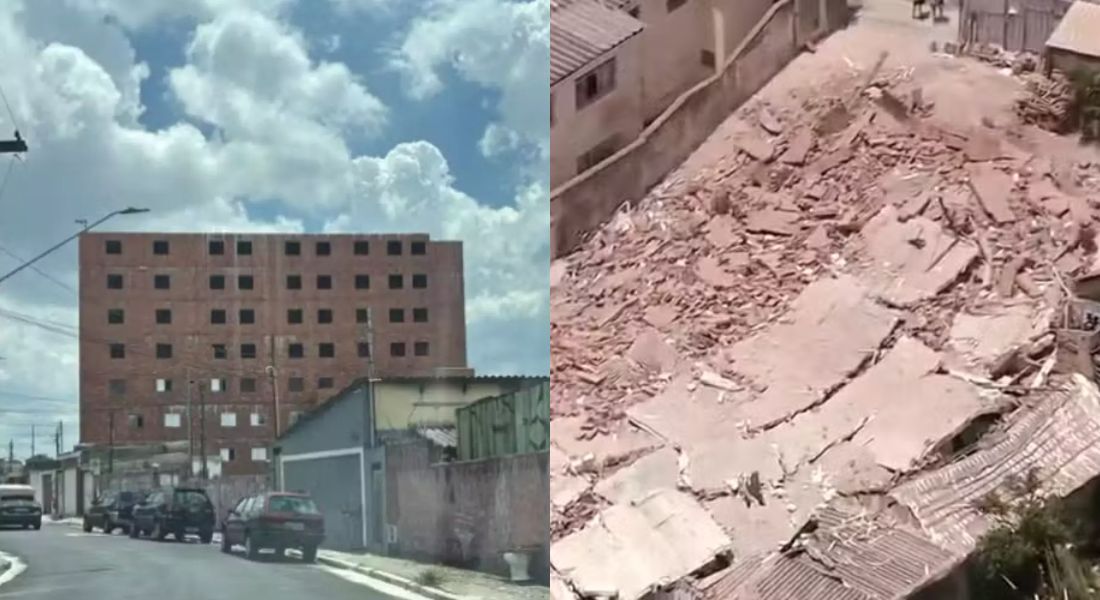Prédio que caiu em São Paulo estava com a obra embargada segundo a prefeitura