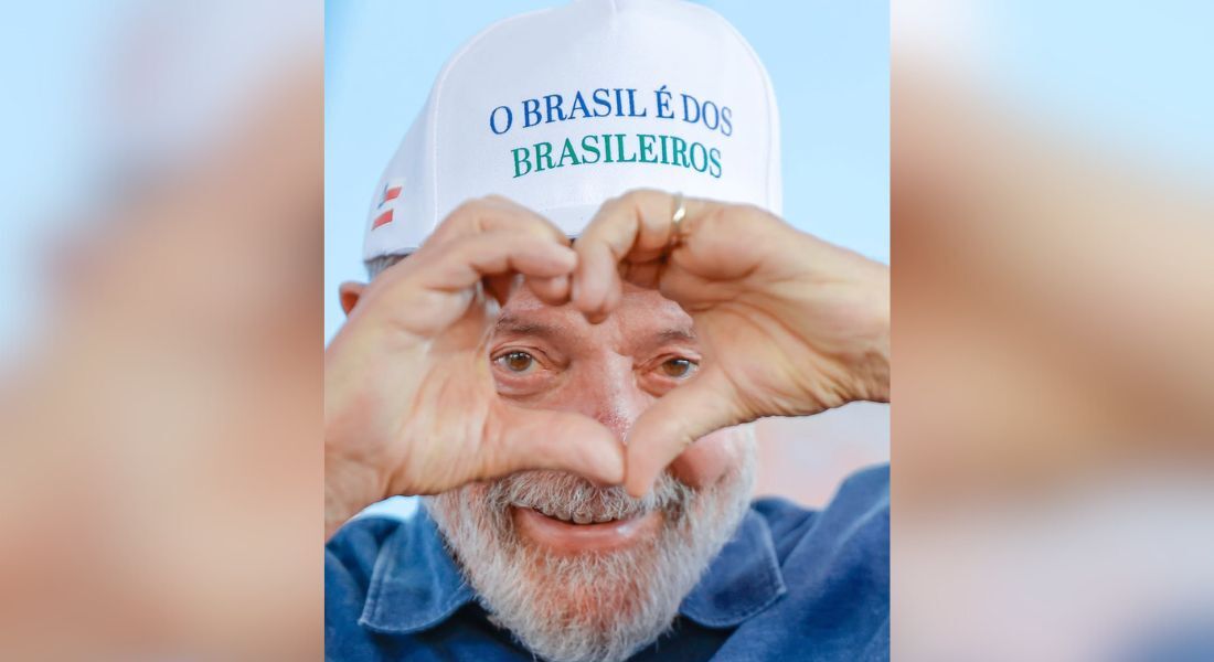 Foto nova de Lula em redes sociais
