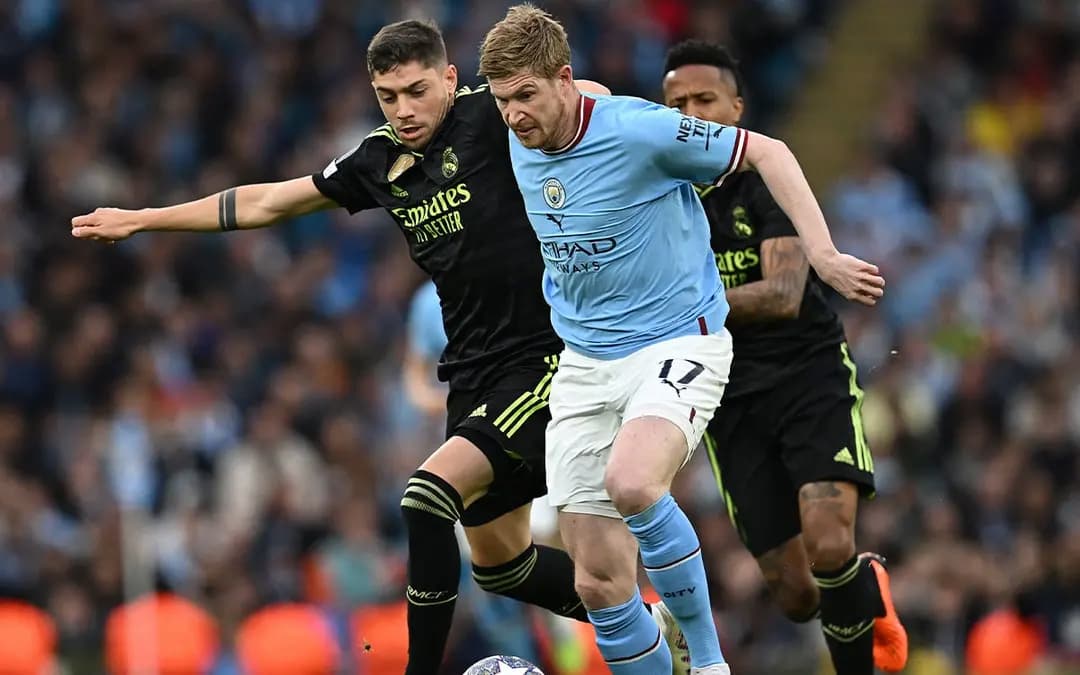 Manchester City e Real Madrid vão se enfrentar novamente pela Champions League 