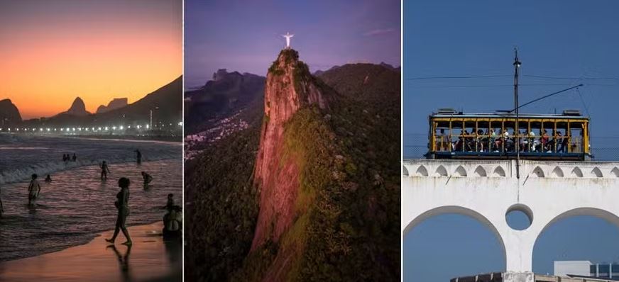 Praia do Leme, Cristo Redentor e Bondinho de Santa Teresa