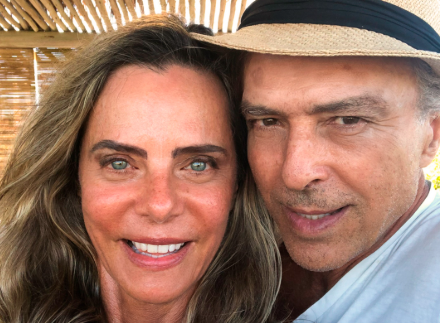 Bruna Lombardi e Carlos Alberto Riccelli