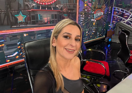 A apresentadora Mariela Fernández