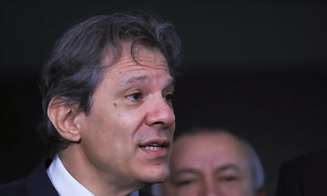O ministro da Fazenda, Fernando Haddad