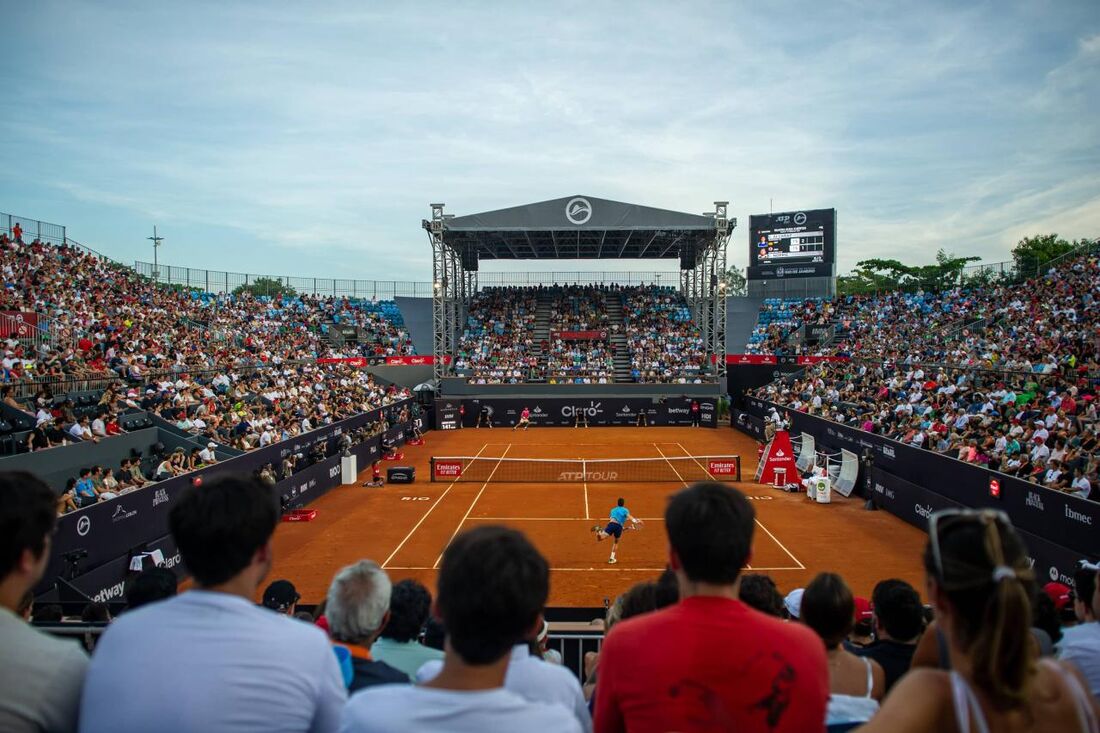 Público presente na edição 2025 do Rio Open