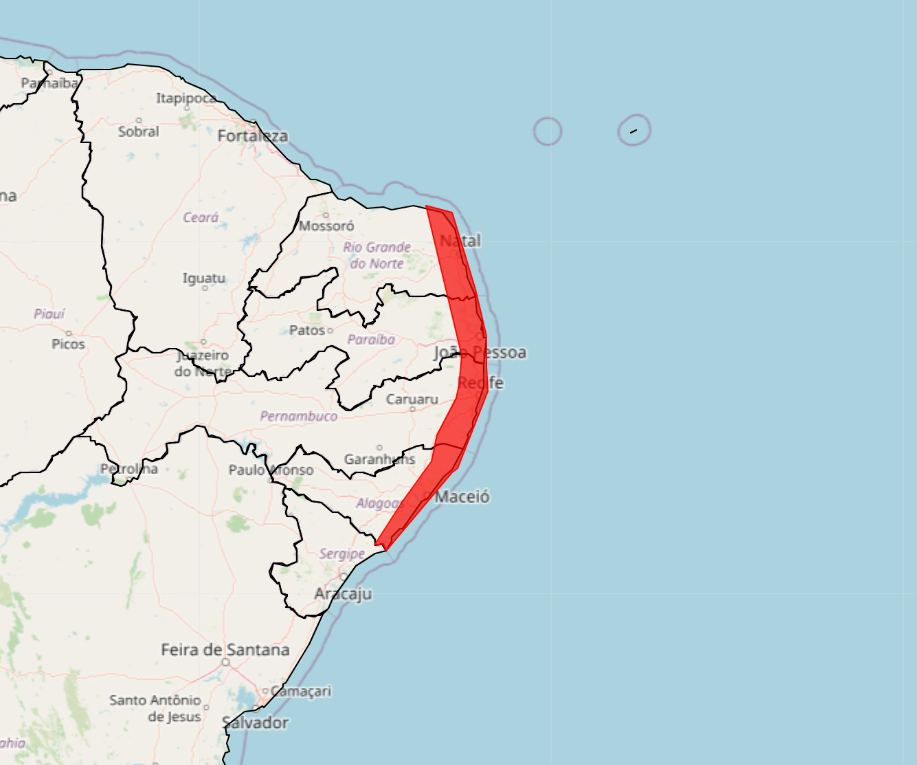 Alerta foi renovado pelo Inmet na tarde desta quarta-feira (5)