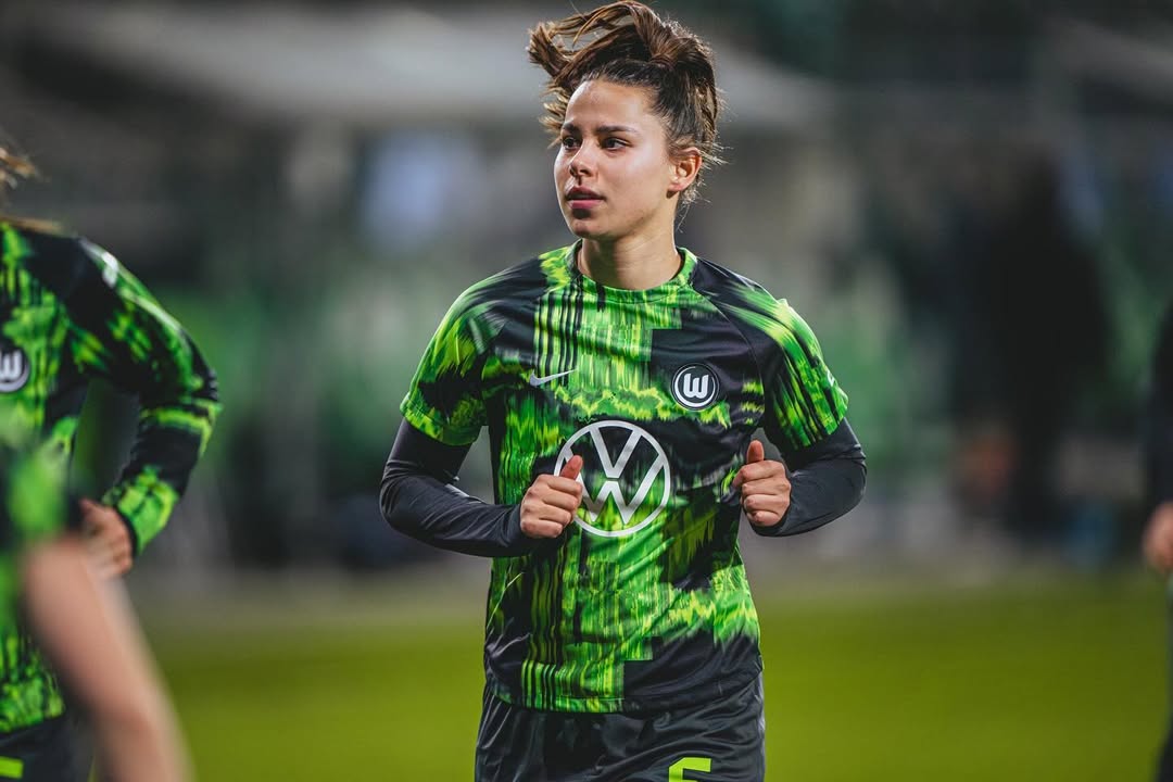 Lena Oberdorf, ex-jogadora do Wolfsburg e atual Bayern de Munique