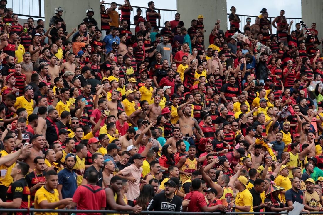 Torcida do Sport, no Arruda