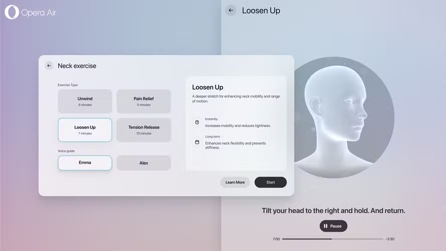 Novo navegador conta com recursos de relaxamento e concentração 