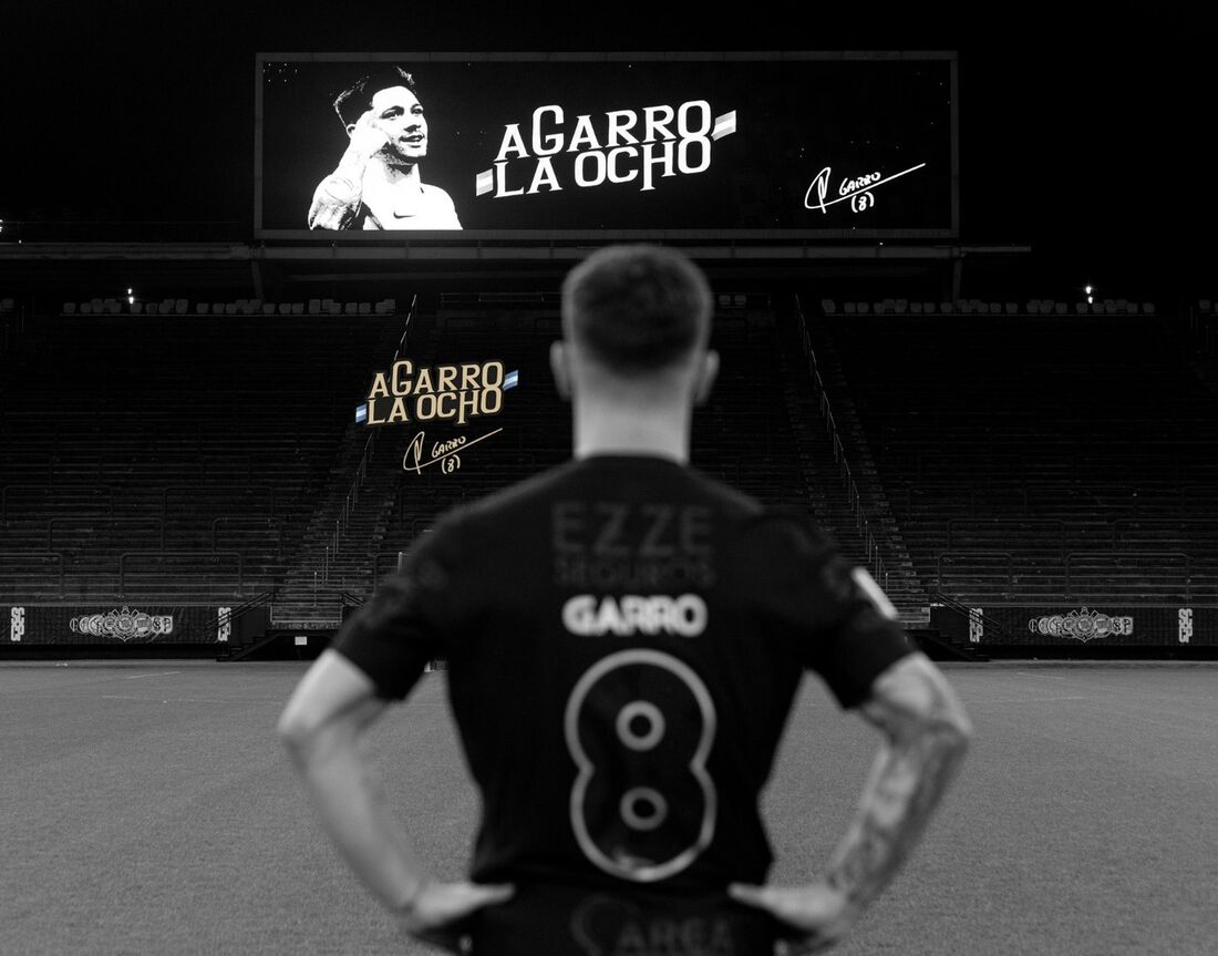 Garro, novo camisa 8 do Corinthians