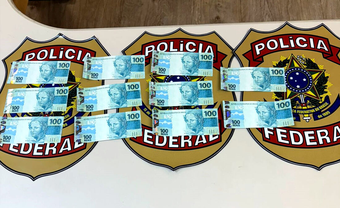 Cédulas falsas foram apreendidas pela PF