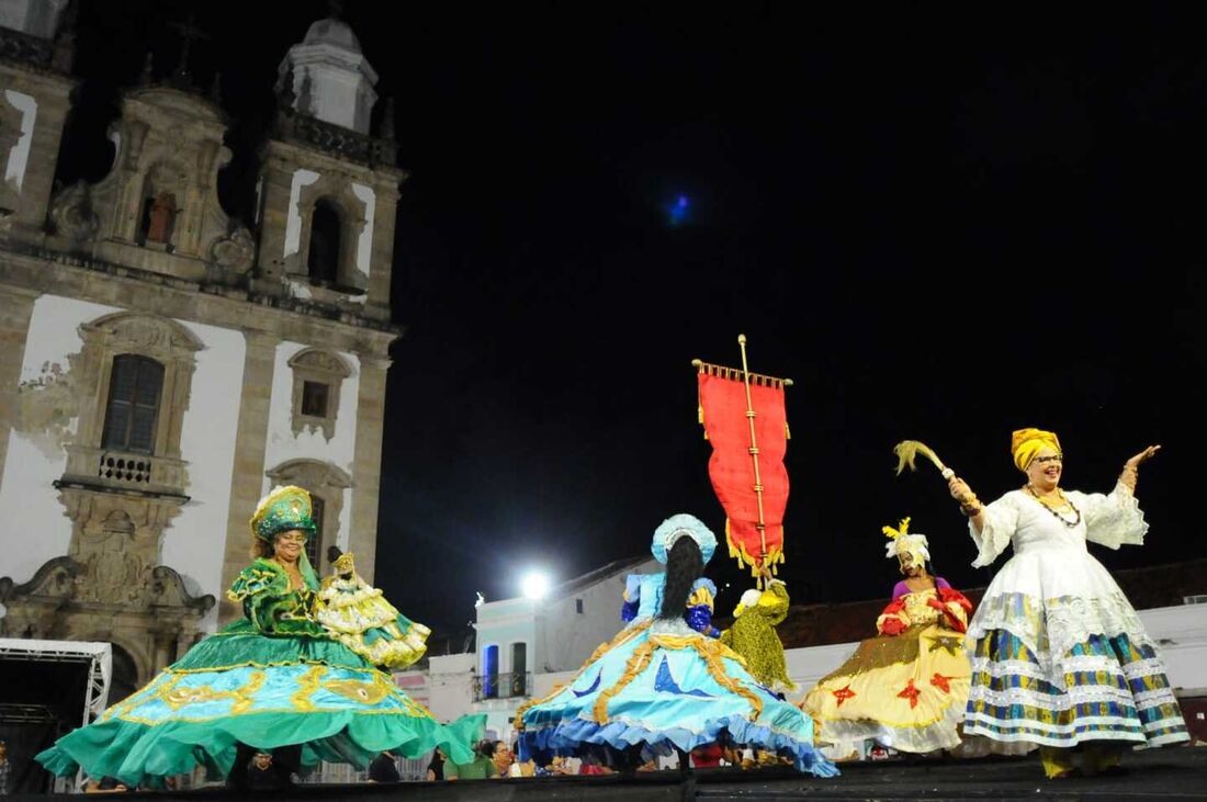 Primeira noite da Terça Negra Especial de Carnaval, no Pátio de São Pedro, em Recife