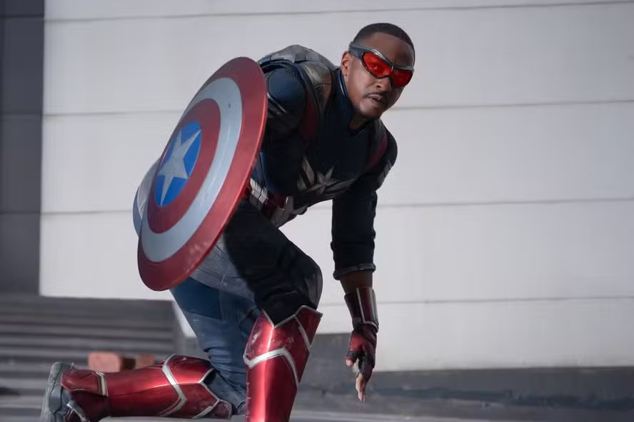 Anthony Mackie em 'Capitão América: Admirável mundo novo' 