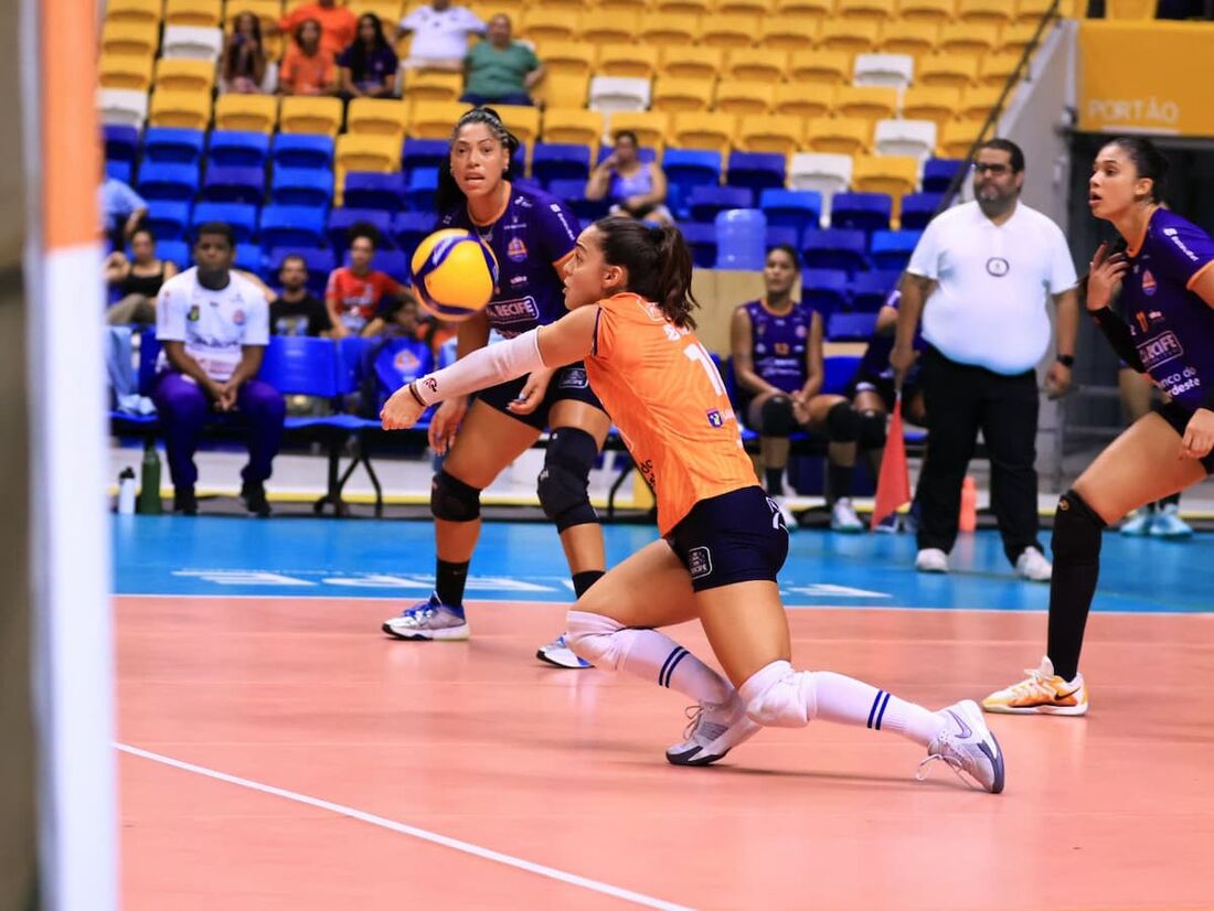 Recife Vôlei venceu mais uma na Superliga B