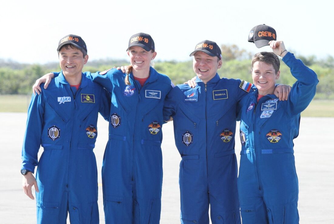 Missão Crew-10 da agência americana Nasa e da SpaceX, do magnata Elon Musk, está programada para decolar do Centro Espacial Kennedy, na Flórida, às 19h48, horário local (20h48 em Brasília) desta quarta-feira