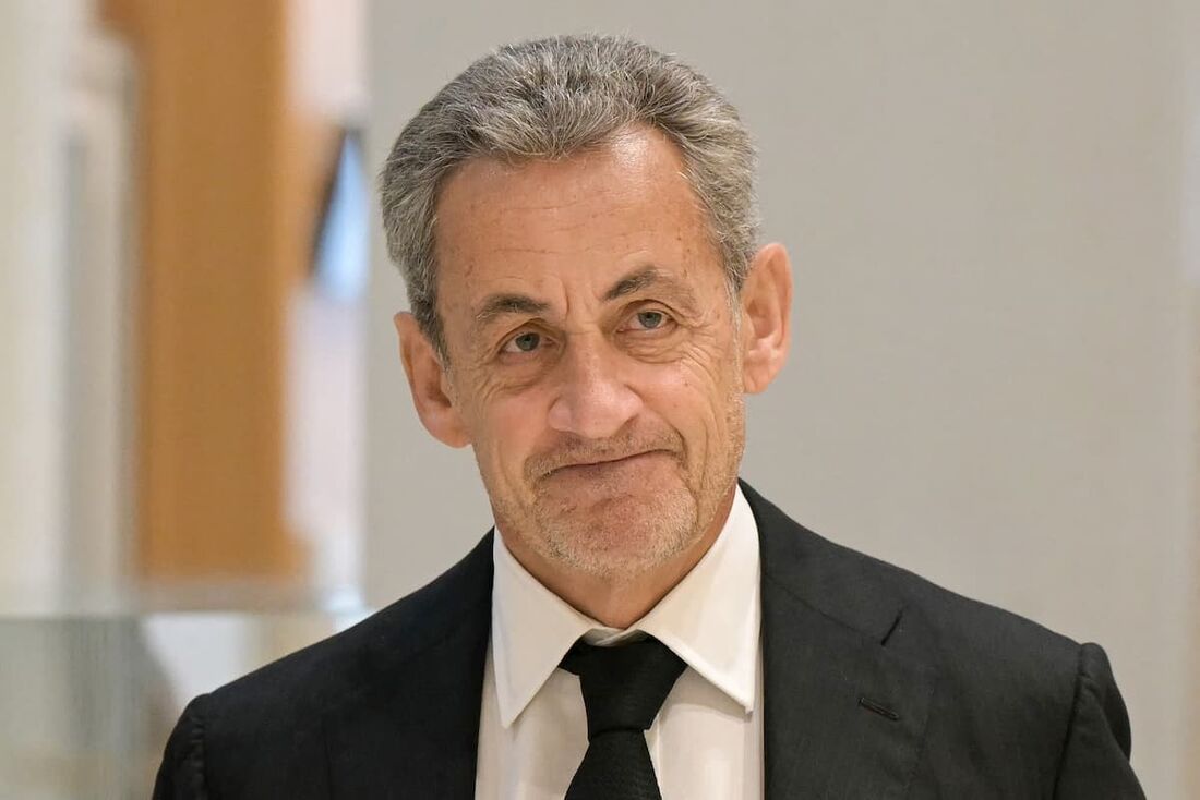 O ex-presidente francês e réu Nicolas Sarkozy
