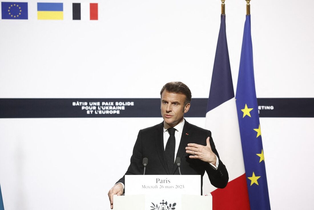 O presidente da França, Emmanuel Macron