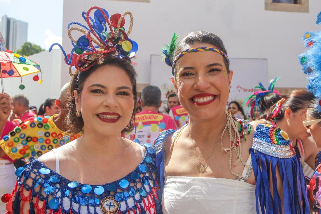 Raquel Lyra, governadora de Pernambuco, e Priscila Krause, vice-governadora de Pernambuco