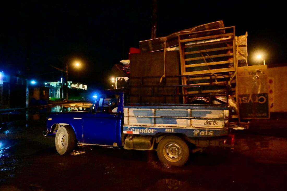 Local de massacre no Equador