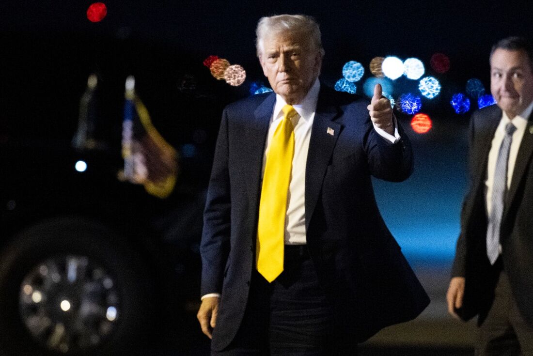 O presidente dos EUA, Donald Trump 