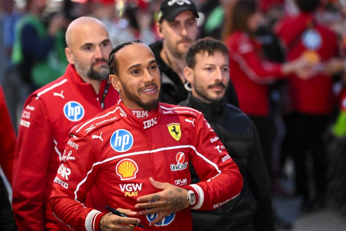 Lewis Hamilton, piloto da Ferrari e heptacampeão mundial de Fórmula 1