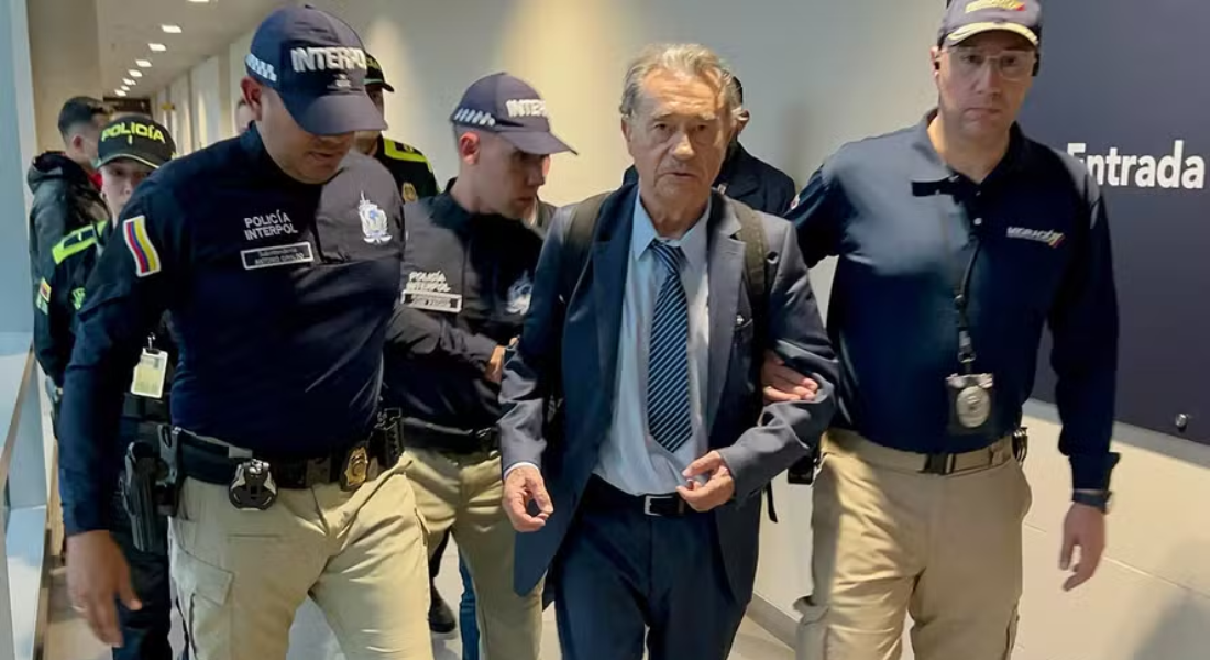 Carlos Lehder, de 75 anos, foi o primeiro megatraficante colombiano extraditado aos Estados Unidos