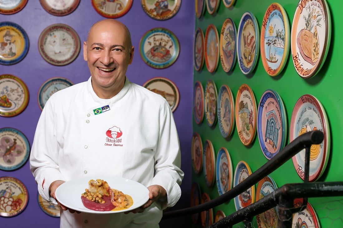 Chef César Santos e novo prato da Boa Lembrança