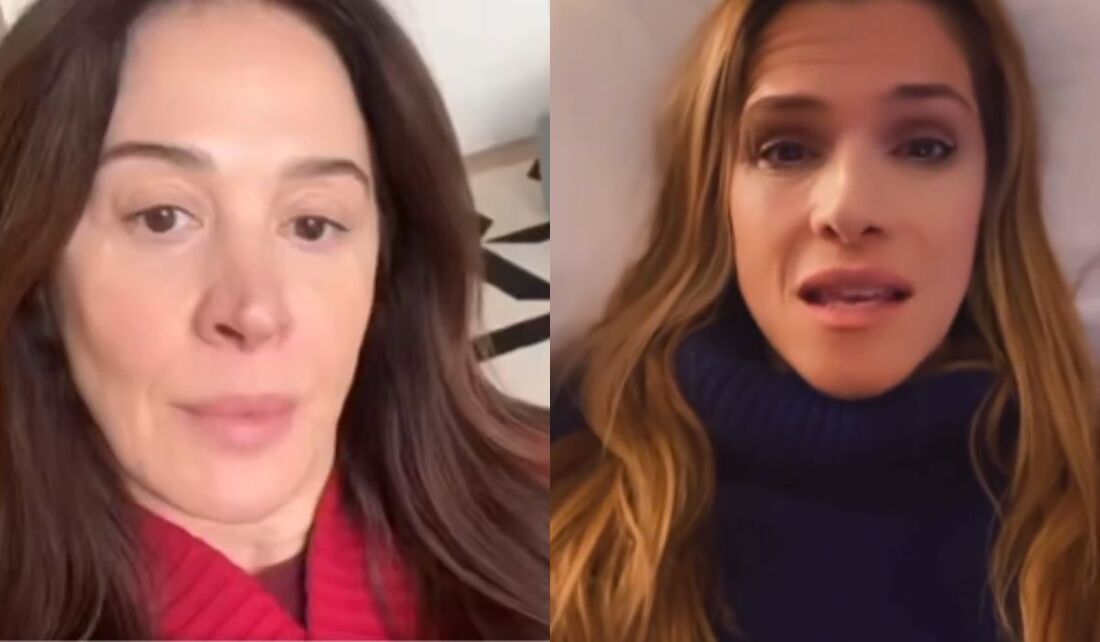 Cláudia Raia (esq.) e Ingrid Guimarães (dir.) teceram críticas, em suas redes sociais, à vitória de Mikey Madison como