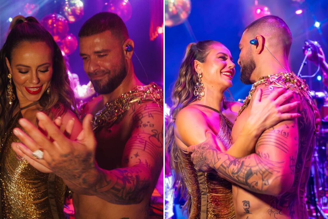 A atriz Paolla Oliveira e o cantor Diogo Nogueira