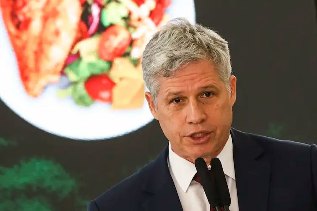 O ministro do Desenvolvimento Agrário, Paulo Teixeira