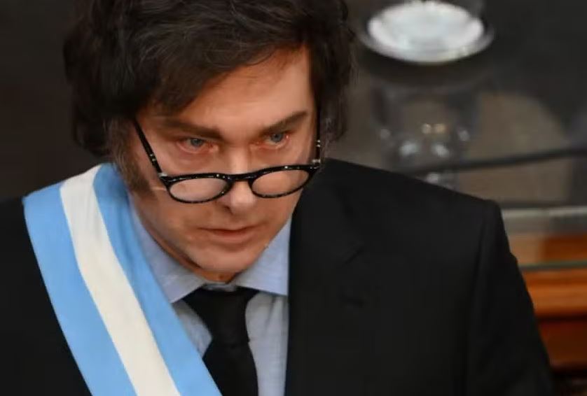 Javier Milei, presidente da Argentina. 