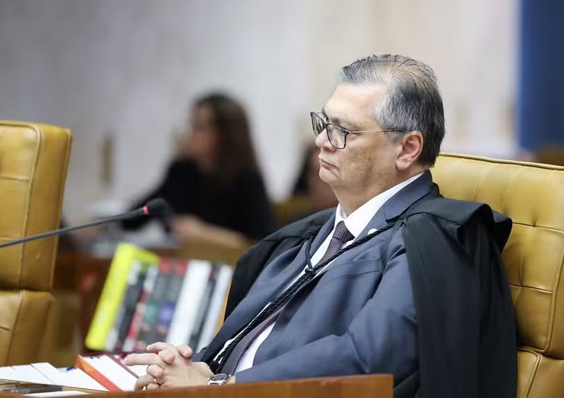 O ministro Flávio Dino, durante sessão do STF