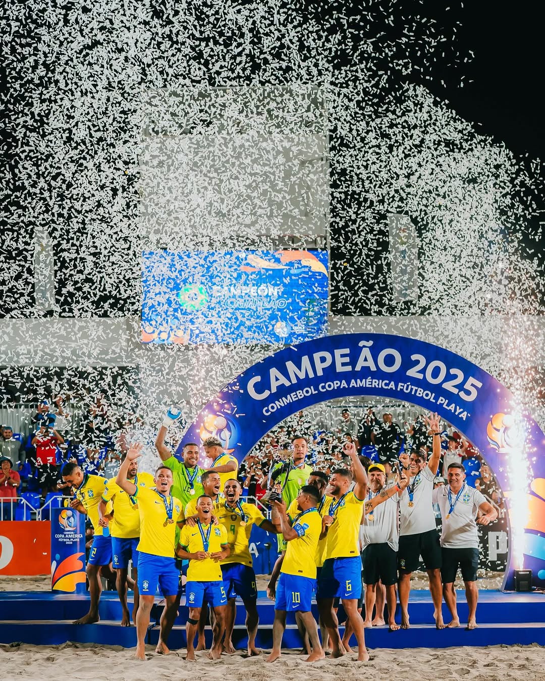 Brasil é campeão contra o Paraguai por 5 a 4