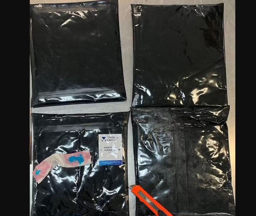 Quase 10 quilos de pasta base de cocaína são apreendidos com casal espanhol no Aeroporto do Galeão