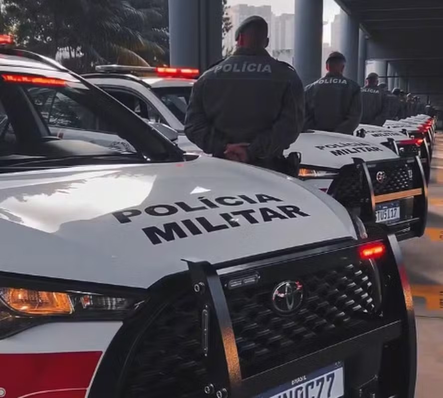 Viaturas da Polícia Militar de São Paulo