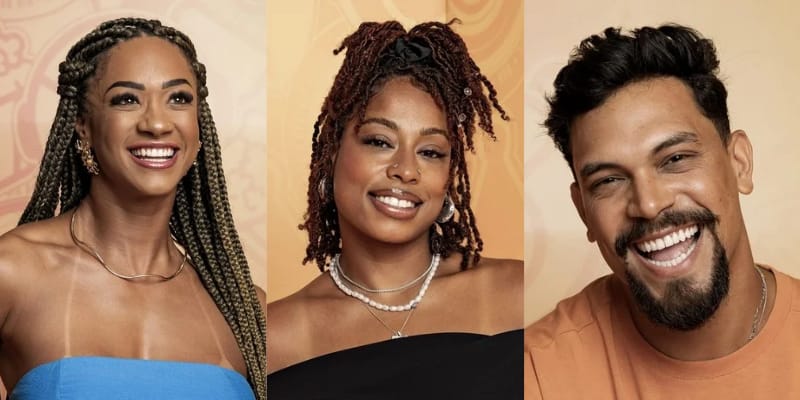 BBB 25: Aline Patriarca, Thamiris Maia e Vinícius Nascimento estão no Paredão Triplo