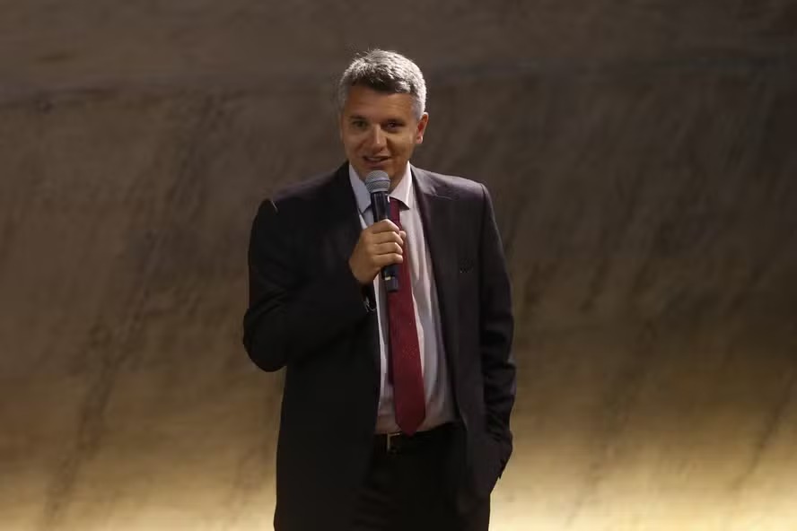 Ricardo Saadi fala durante Simpósio de Combate à Corrupção, em 2018