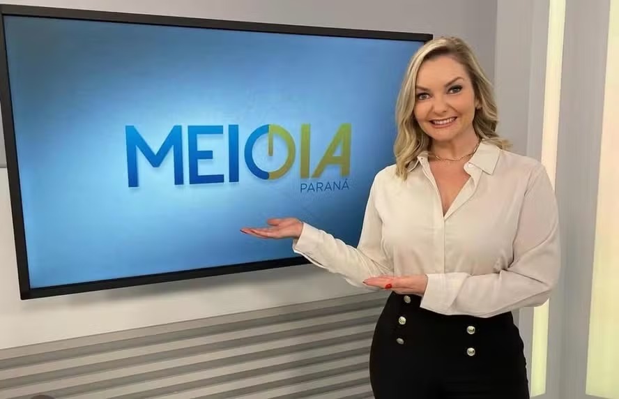 Viviane Mallmann, apresentadora do Meio Dia Paraná