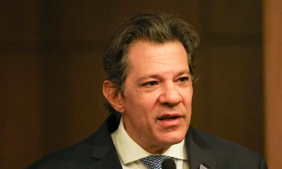 O ministro da Fazenda, Fernando Haddad. 