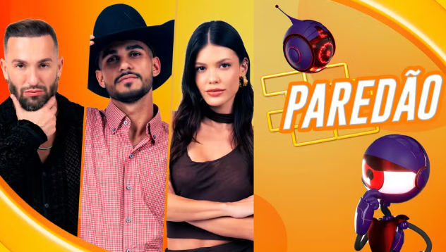 Diego Hypolito, João Gabriel e Vitória Strada estão no Paredão do BBB 25