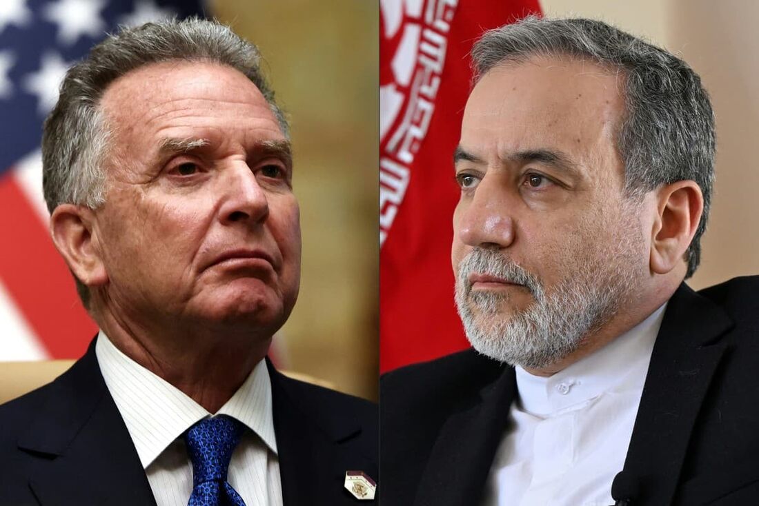 O enviado dos EUA para o Oriente Médio, Steve Witkoff, e o ministro das Relações Exteriores do Irã, Abbas Araghchi