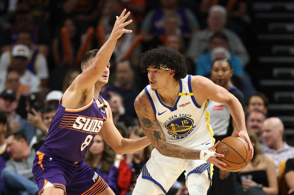 Gui Santos em ação pelo Golden State Warriors